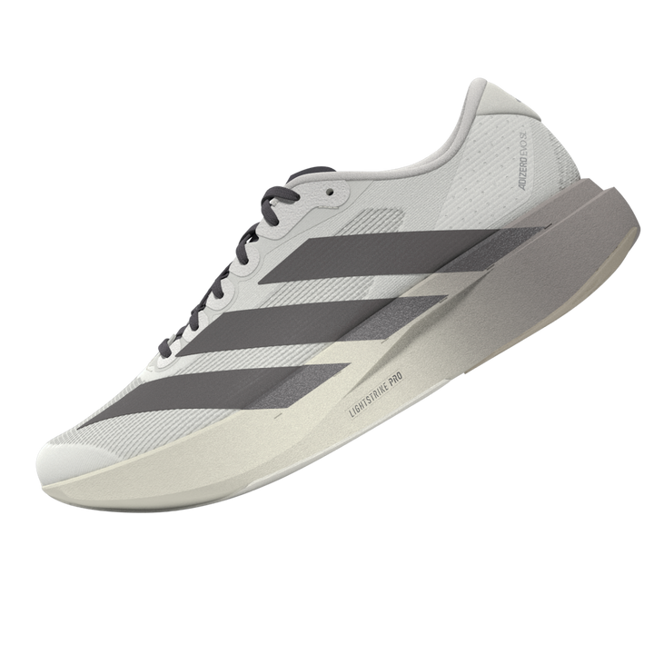 Adidas Mens Adizero Evo SL - Off White/Aurora Coffee Metallic/Matte Silver - Neutral - AW26