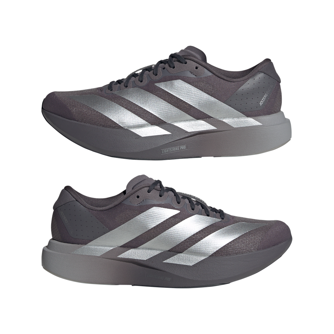 Adidas Mens Adizero Evo SL - Grey Strata/Silver Metallic/Light Granite - Neutral - AW26