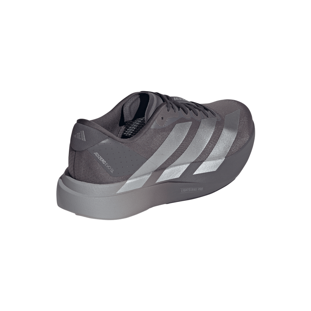 Adidas Mens Adizero Evo SL - Grey Strata/Silver Metallic/Light Granite - Neutral - AW26