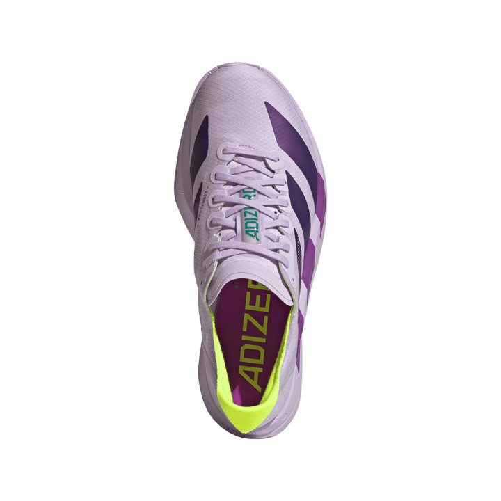 Adidas Womens Adizero Adios Pro 4 - Purple Tint/Solar Purple/Signal Green - Neutral - AW26