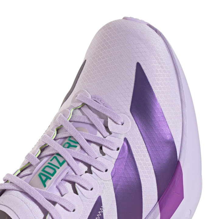Adidas Womens Adizero Adios Pro 4 - Purple Tint/Solar Purple/Signal Green - Neutral - AW26