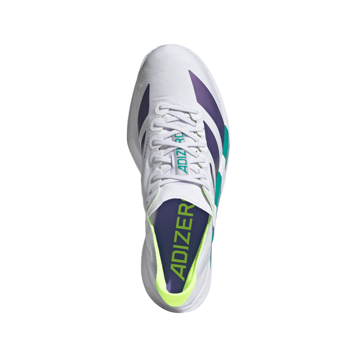 Adidas Mens Adizero Adios Pro 4 - Frozen Purple/Solar Purple/Signal Green - Neutral - AW26