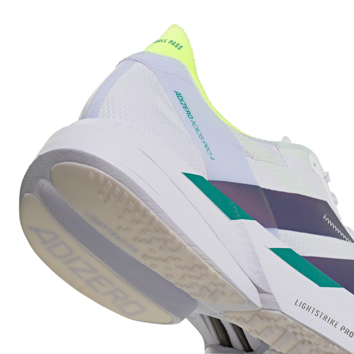 Adidas Mens Adizero Adios Pro 4 - Frozen Purple/Solar Purple/Signal Green - Neutral - AW26