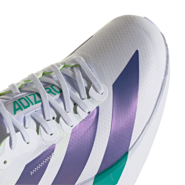 Adidas Mens Adizero Adios Pro 4 - Frozen Purple/Solar Purple/Signal Green - Neutral - AW26