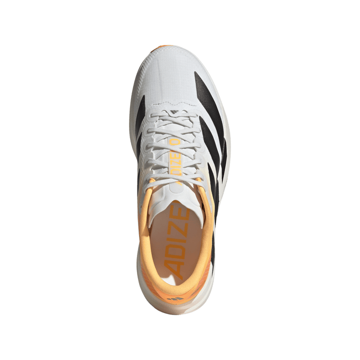 Adidas Mens Adizero Evo SL Woven - Crystal White/Lucid Tangerine/Iron Metallic - Neutral - AW26
