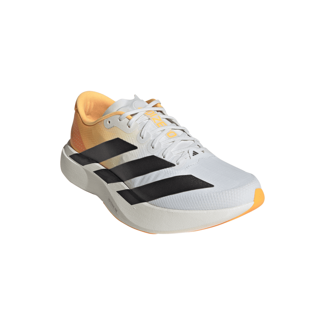 Adidas Mens Adizero Evo SL Woven - Crystal White/Lucid Tangerine/Iron Metallic - Neutral - AW26