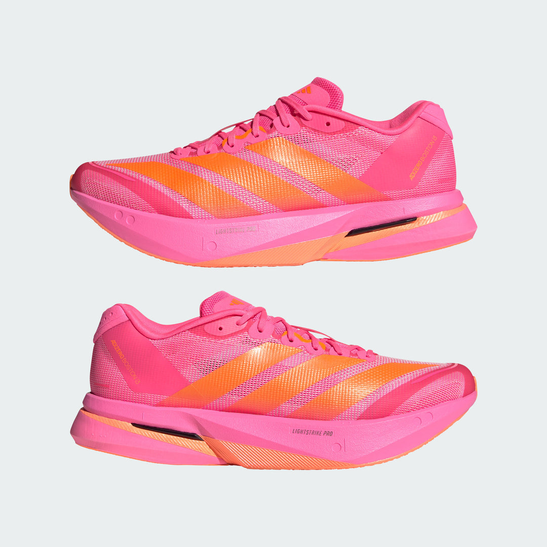 Adidas Herren Adizero Boston 13 – Lucid Pink/Lucid Orange/Iron Metallic – Neutral – SS26