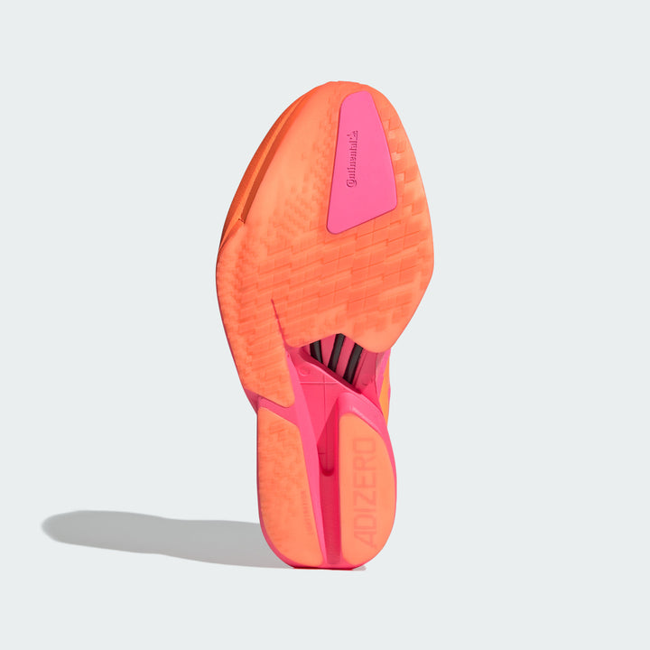 Adidas Womens Adizero Adios Pro 4 - Lucid Pink/Lucid Orange/Iron Metallic - Neutral - SS26