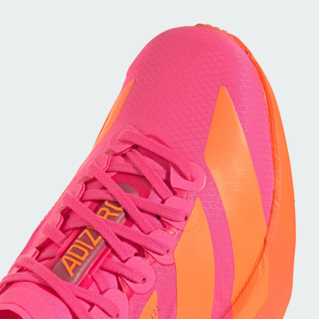 Adidas Womens Adizero Adios Pro 4 - Lucid Pink/Lucid Orange/Iron Metallic - Neutral - SS26
