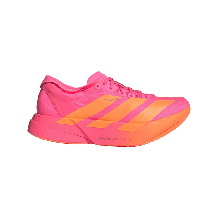 Adidas Womens Adizero Adios Pro 4 - Lucid Pink/Lucid Orange/Iron Metallic - Neutral - SS26