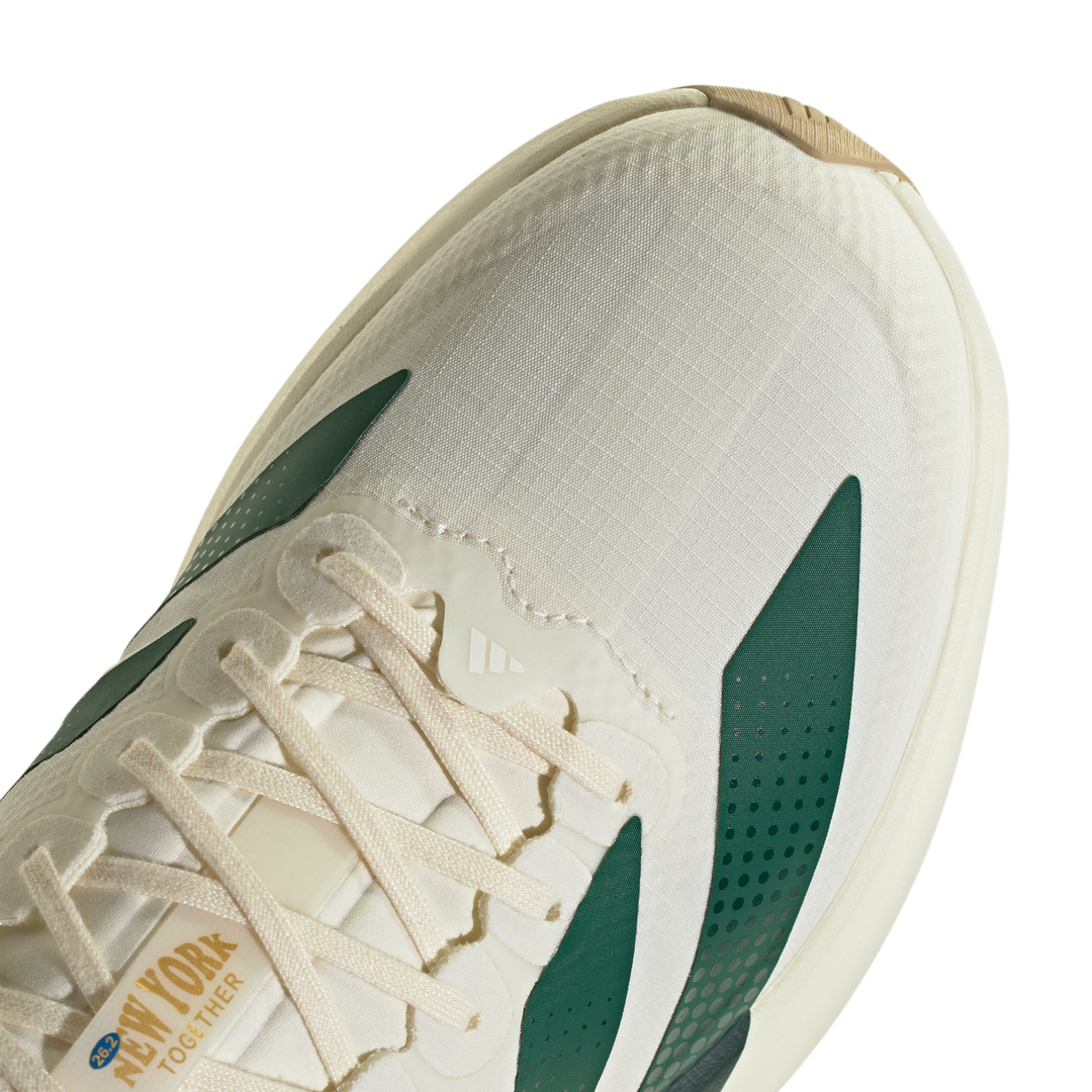 Adidas Mens Adizero Evo SL Woven - Off White/Collegiate Green/Royal Blue - Neutral - AW26