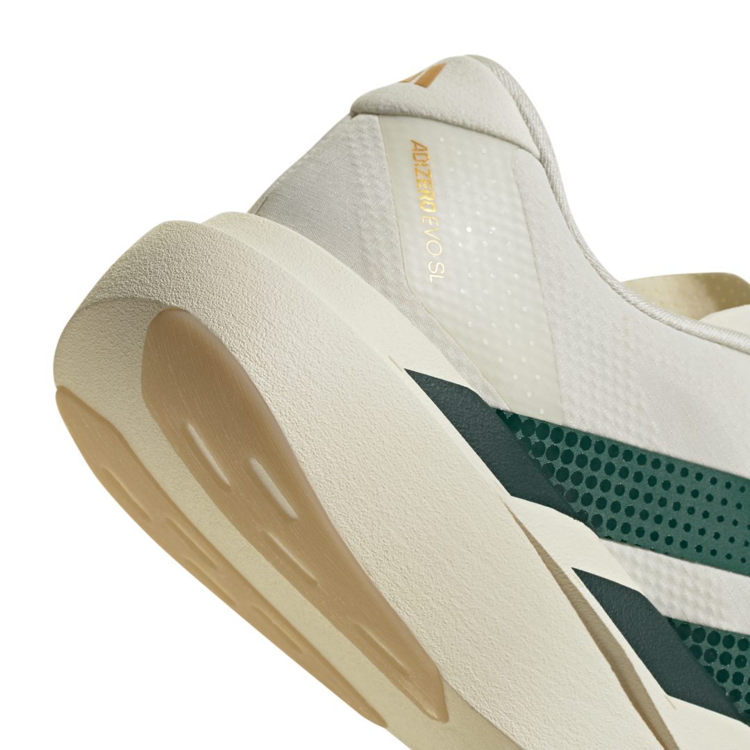 Adidas Mens Adizero Evo SL Woven - Off White/Collegiate Green/Royal Blue - Neutral - AW26