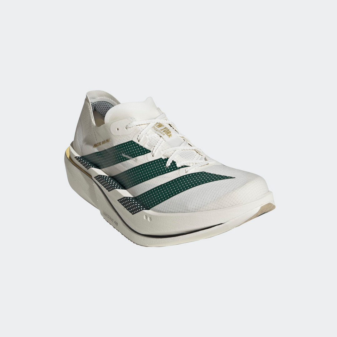Adidas Mens Adizero Adios Pro 5 - Off White/Collegiate Green/Royal Blue - Neutral - AW26