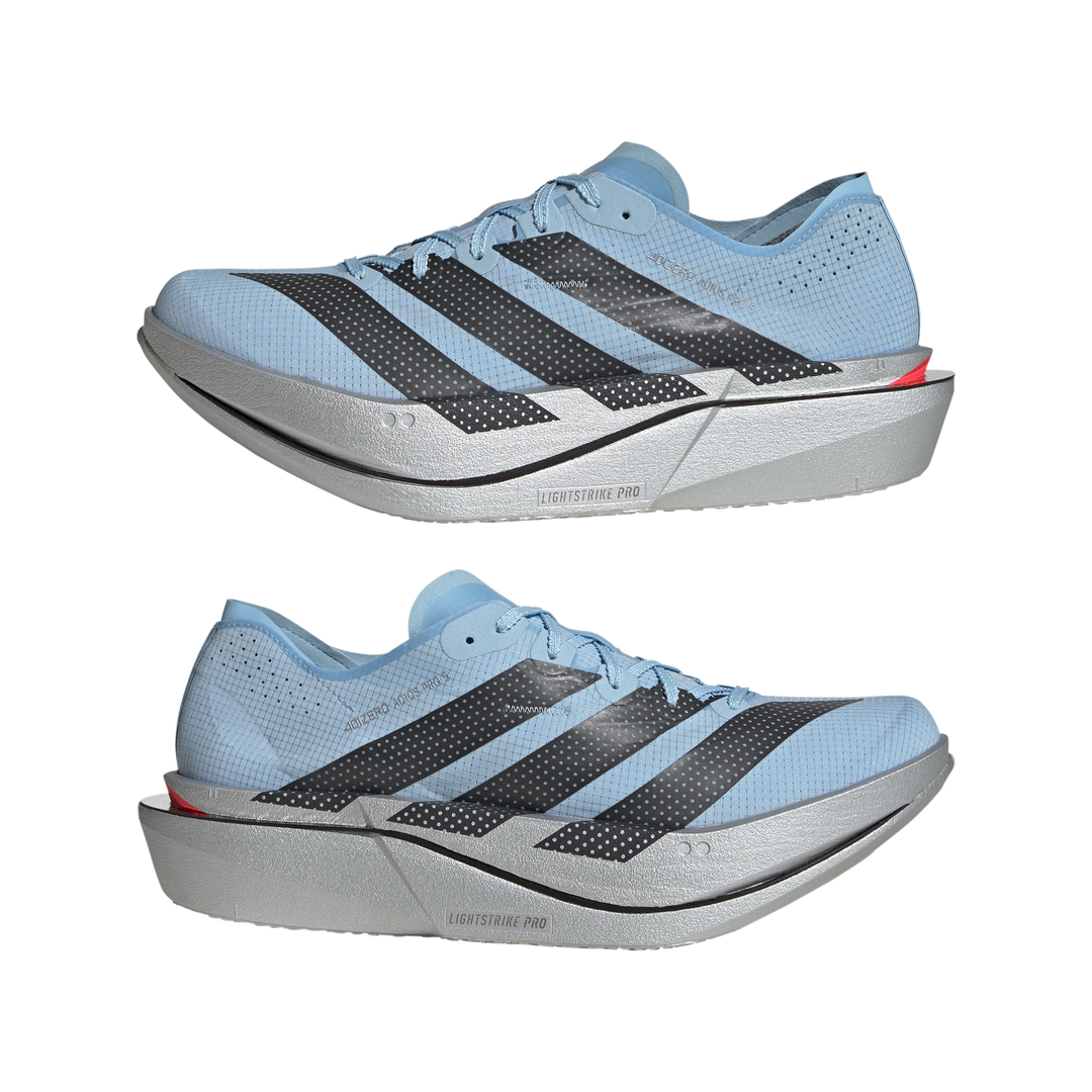 Adidas Mens Adizero Adios Pro 5 - Clear Sky/Carbon/Silver Metallic - Neutral - AW26