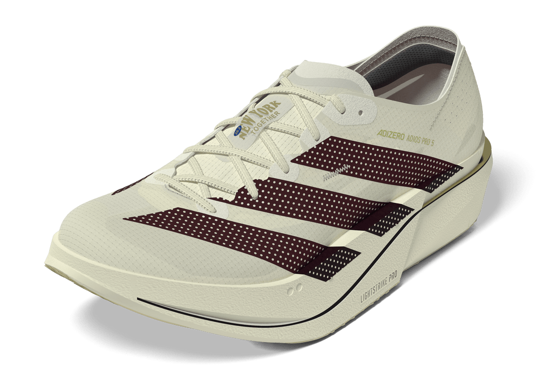 Adidas Womens Adizero Adios Pro 5 - Off White/Shadow Red/Royal Blue - Neutral - AW26