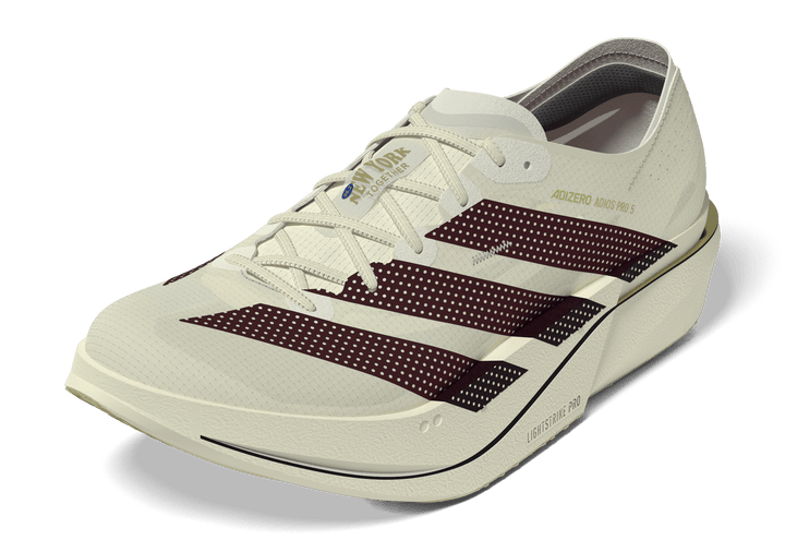 Adidas Womens Adizero Adios Pro 5 - Off White/Shadow Red/Royal Blue - Neutral - AW26