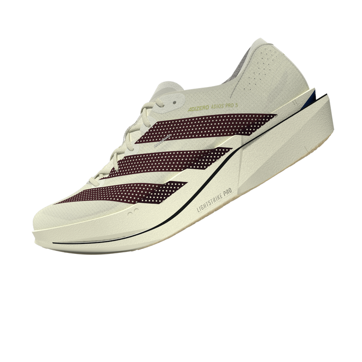 Adidas Womens Adizero Adios Pro 5 - Off White/Shadow Red/Royal Blue - Neutral - AW26