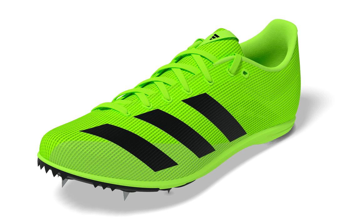 Adidas Allroundstar Junior Running Spikes - Lucid Lemon/Core Black/Silver Metallic - AW25
