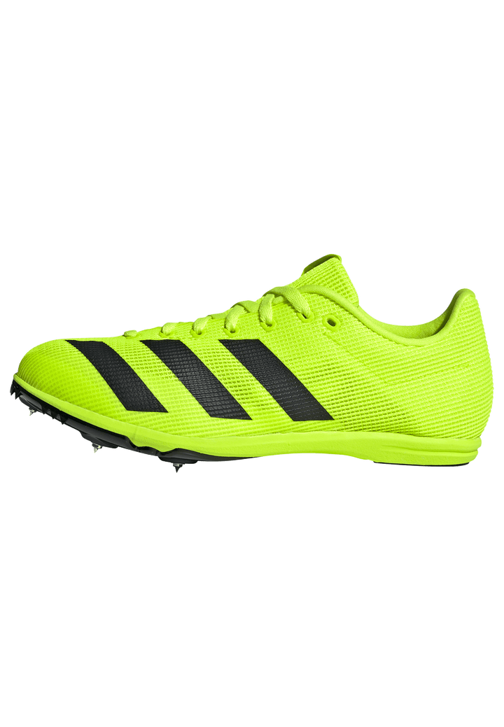Adidas Allroundstar Junior Running Spikes - Lucid Lemon/Core Black/Silver Metallic - AW25