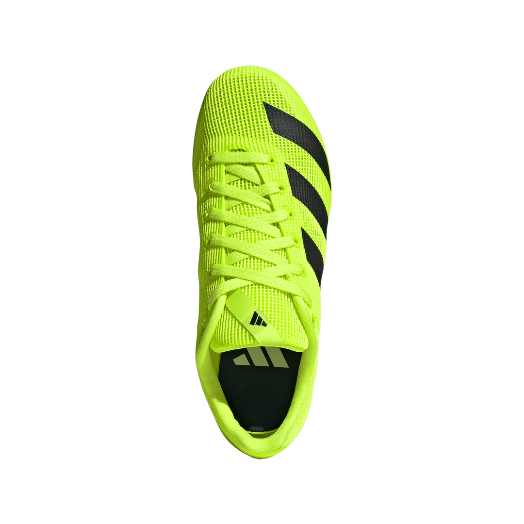 Adidas Allroundstar Junior Running Spikes - Lucid Lemon/Core Black/Silver Metallic - AW25