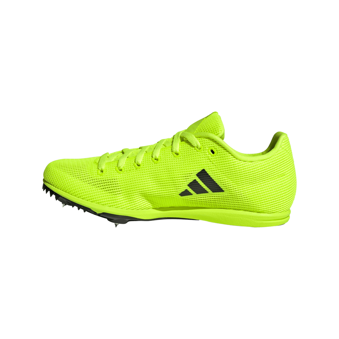 Adidas Allroundstar Junior Running Spikes - Lucid Lemon/Core Black/Silver Metallic - AW25