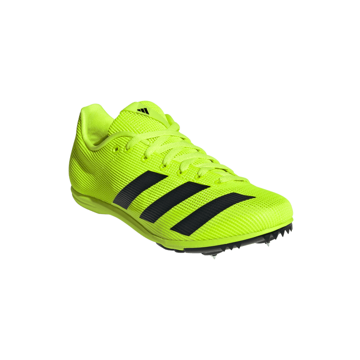 Adidas Allroundstar Junior Running Spikes - Lucid Lemon/Core Black/Silver Metallic - AW25