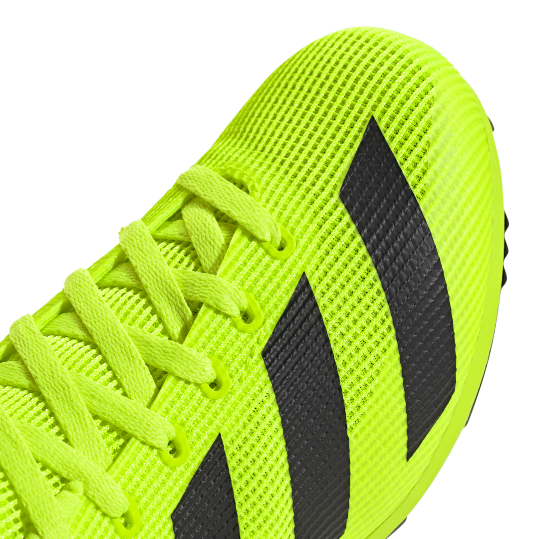 Adidas Allroundstar Junior Running Spikes - Lucid Lemon/Core Black/Silver Metallic - AW25