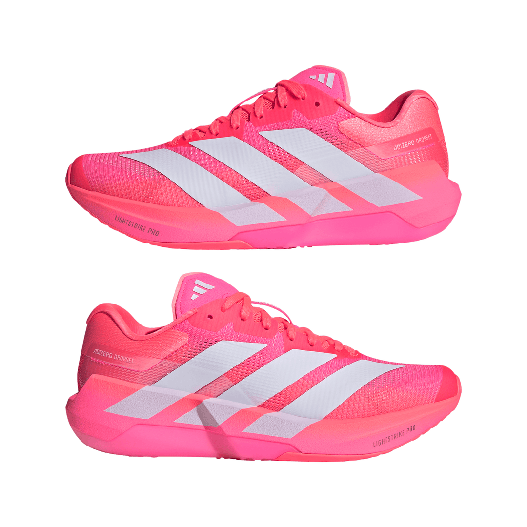 Adidas Womens Dropset Pro Training Shoes - Solar Turbo/Frozen Purple/Lucid Pink - AW26