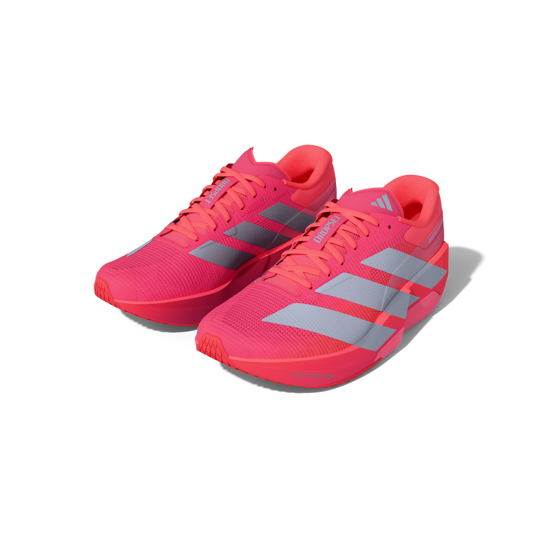Adidas Womens Dropset Pro Training Shoes - Solar Turbo/Frozen Purple/Lucid Pink - AW26