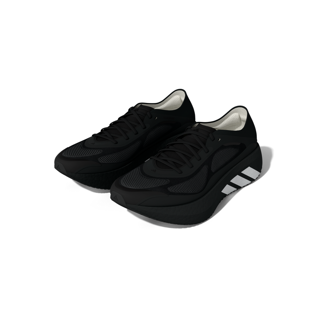 Adidas Mens Hyperboost Run - Core Black/Footwear White/Core Black - Neutral - AW26