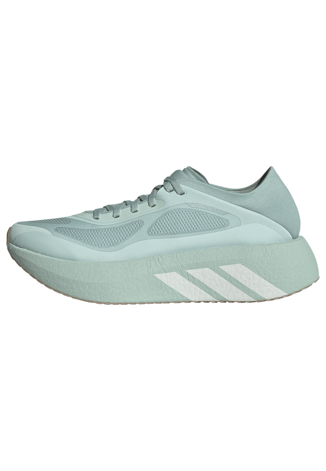 Adidas Womens Hyperboost Run - Vapour Green/Off White/Trace Khaki - Neutral - AW26