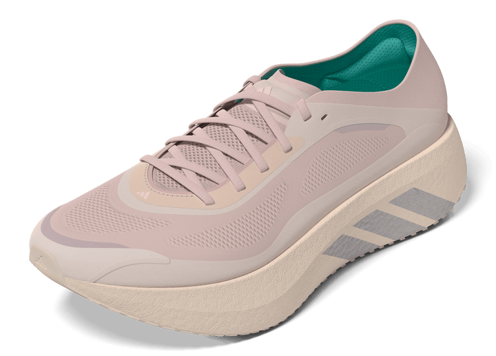 Adidas Womens Hyperboost Run - Pink Tint/Wonder Taupe/Flash Aqua - Neutral - AW26