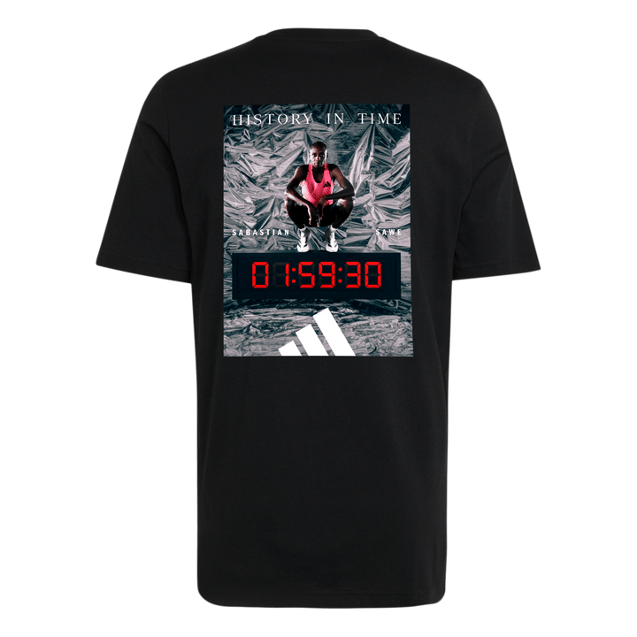 Adidas Mens Sub-2 Marathon Graphic T-Shirt - Black - AW26