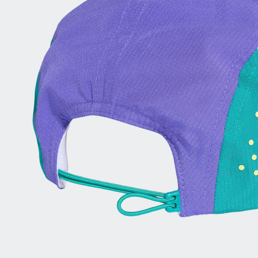 Adidas Run 5 Panel Climacool Cap - Equipment Green/Frozen Lemon