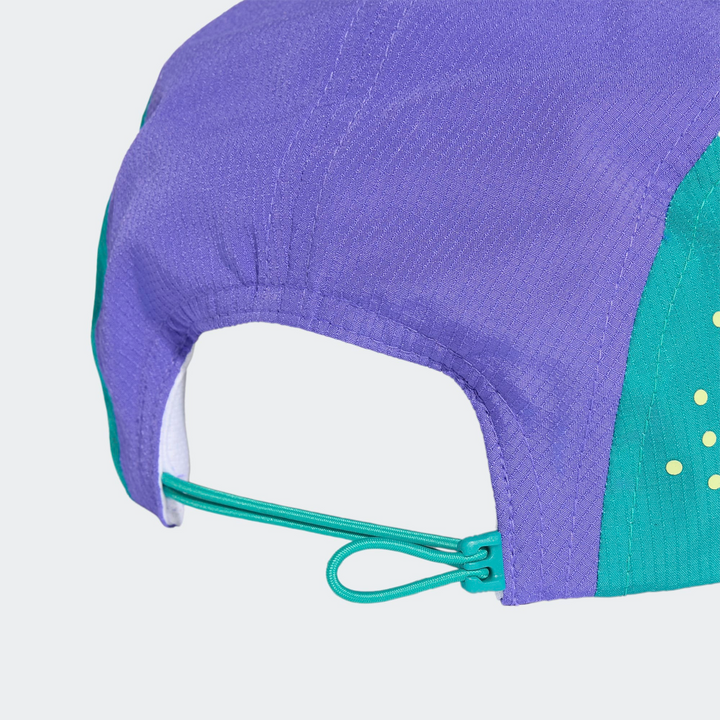 Adidas Run 5 Panel Climacool Cap - Equipment Green/Frozen Lemon