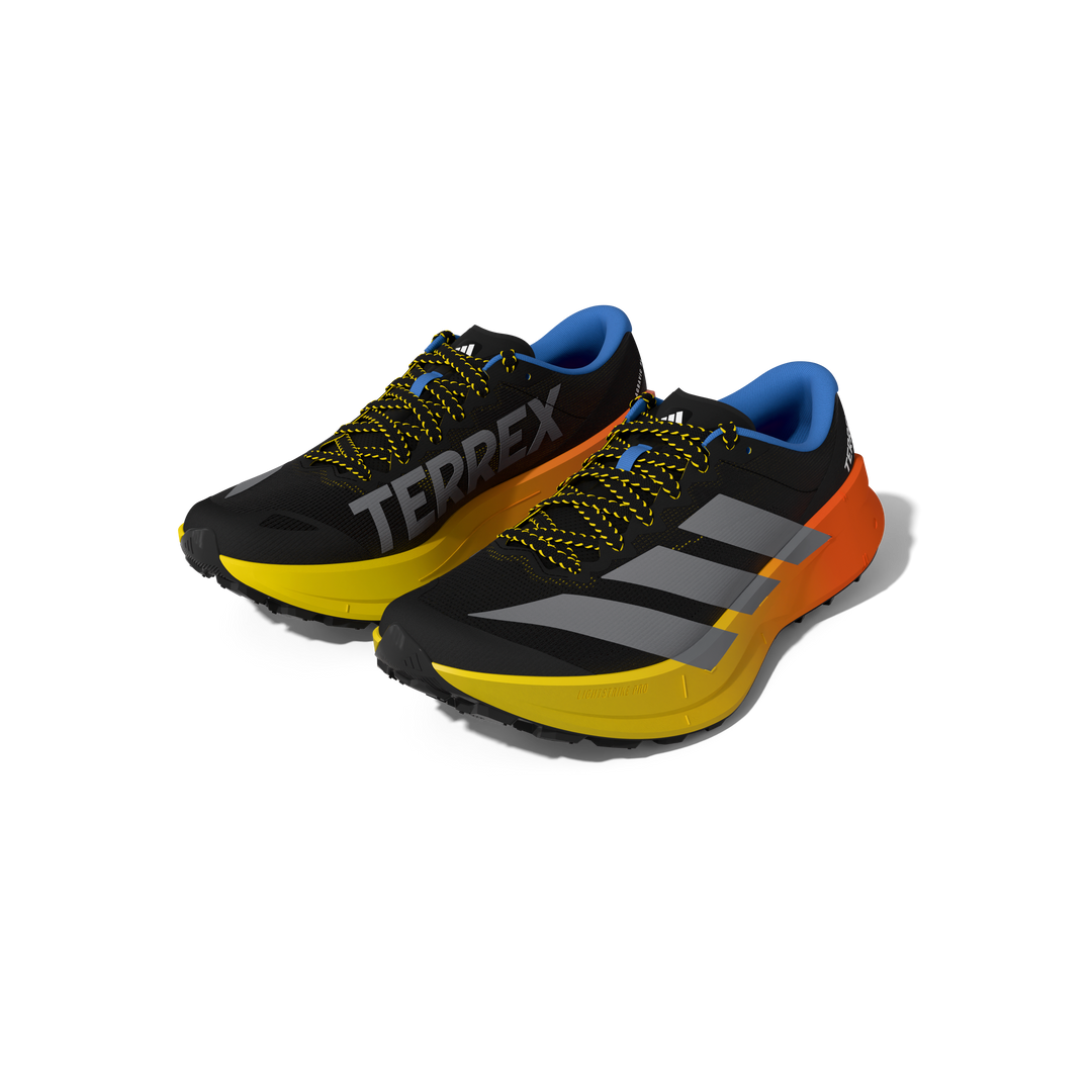 Adidas Mens Terrex Agravic SL - Core Black/Grey Three/Semi Impact Orange - Trail - AW26