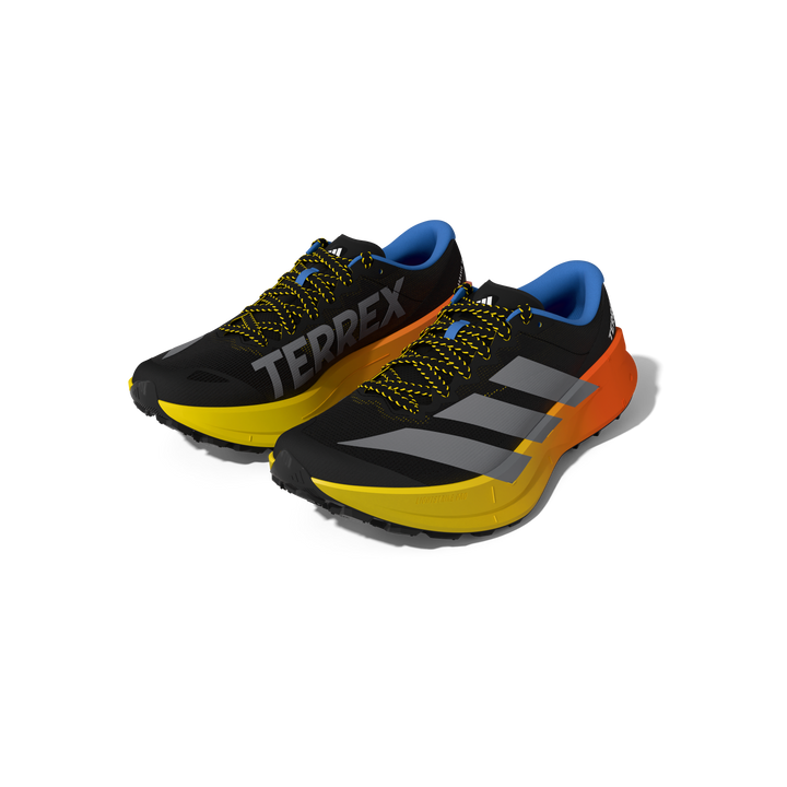 Adidas Mens Terrex Agravic SL - Core Black/Grey Three/Semi Impact Orange - Trail - AW26