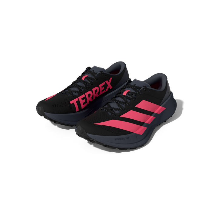 Adidas Womens Agravic SL - Core Black/Solar Turbo/Aurora Onix - Trail - AW26