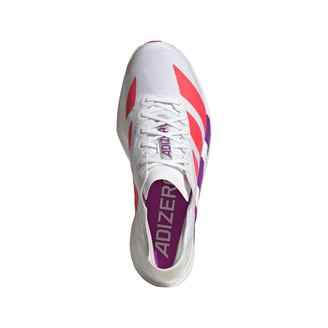 Adidas Mens Adizero Adios Pro 4 - Footwear White/Lucid Red/Shock
