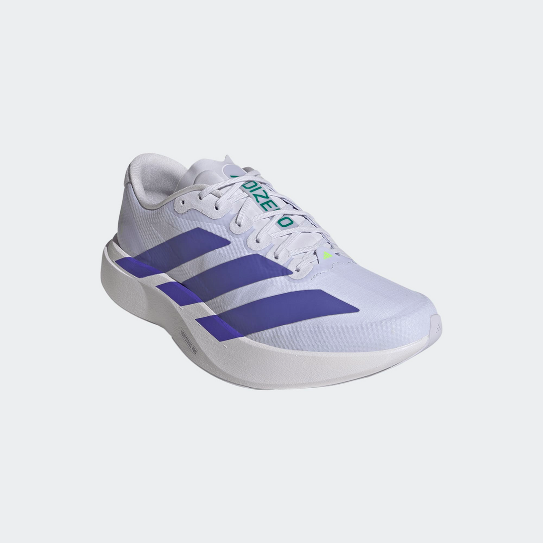Adidas Mens Adizero Evo SL Woven - Frozen Purple/Solar Purple/Equipment Green - Neutral - AW26