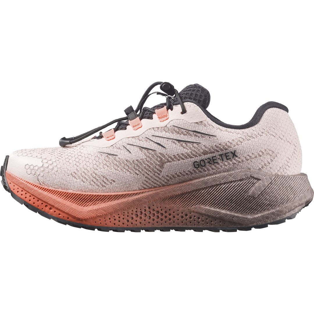 Salomon Womens Aero Blaze 4 GRVL GTX - Rainy Day/Black - Trail - AW26