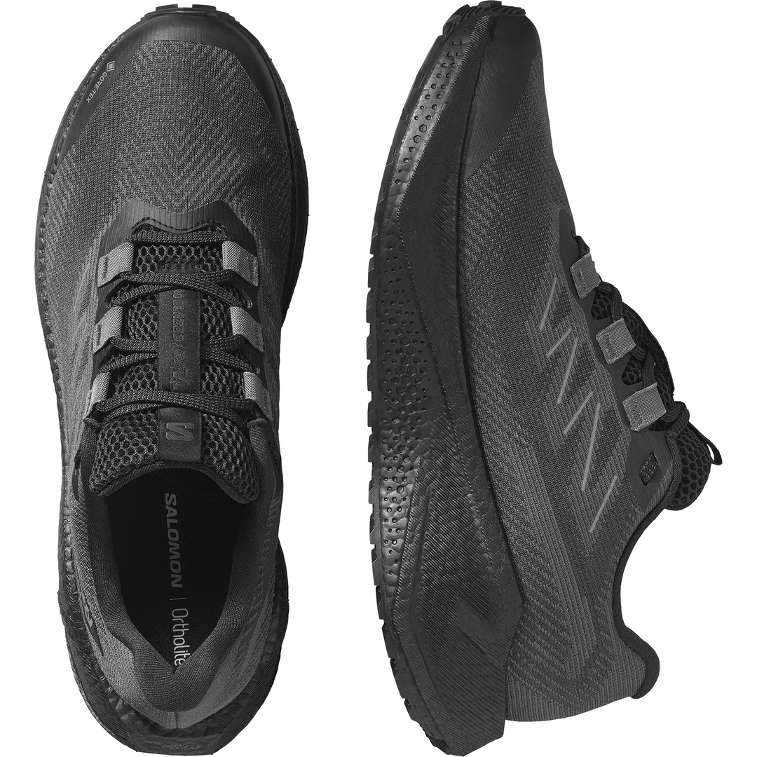 Salomon Mens Aero Blaze 3 GRVL GTX - Black/Asphalt/Black - Trail - AW25