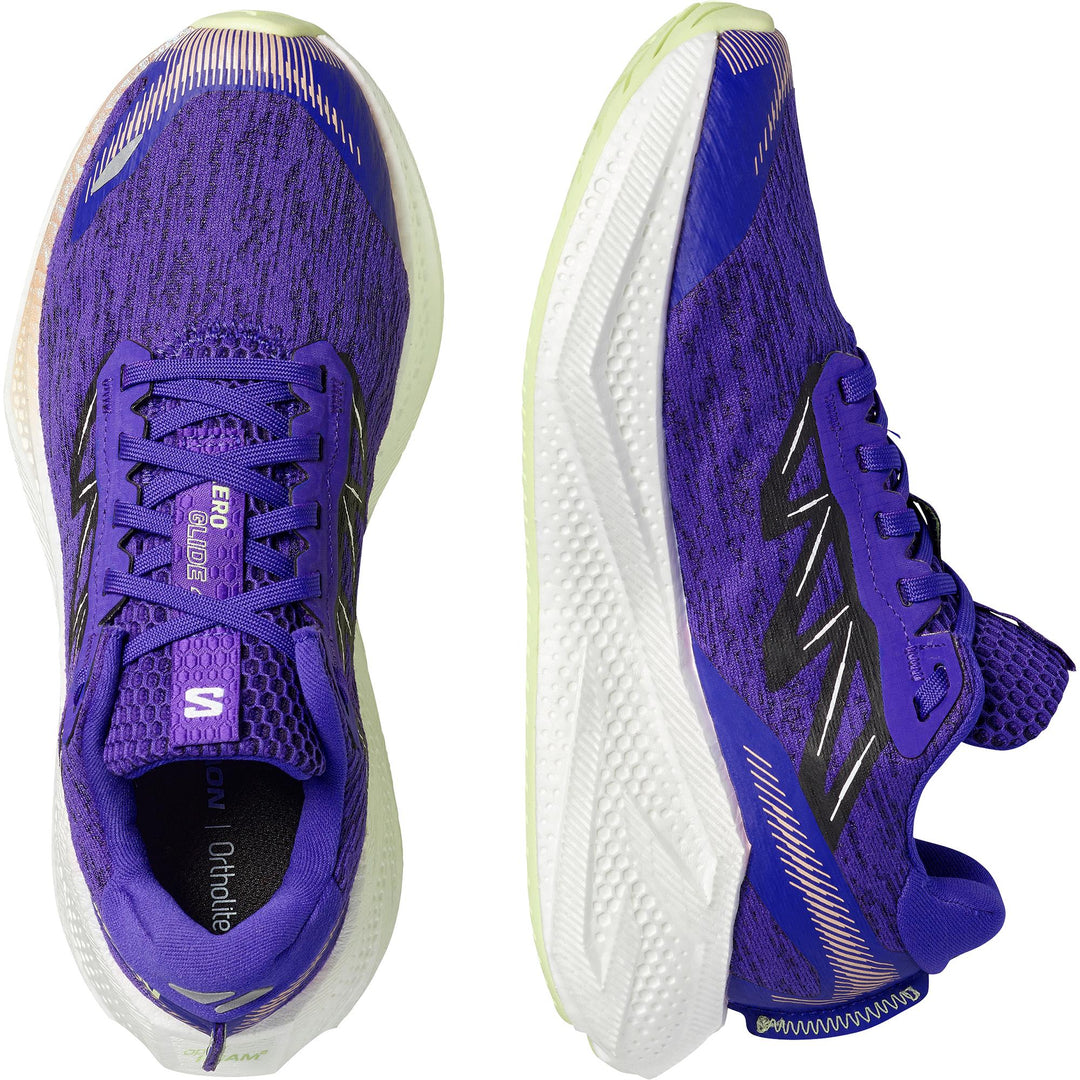 Salomon Womens Aero Glide 4 - Deep Blue/White/Butterfly - Neutral - SS26