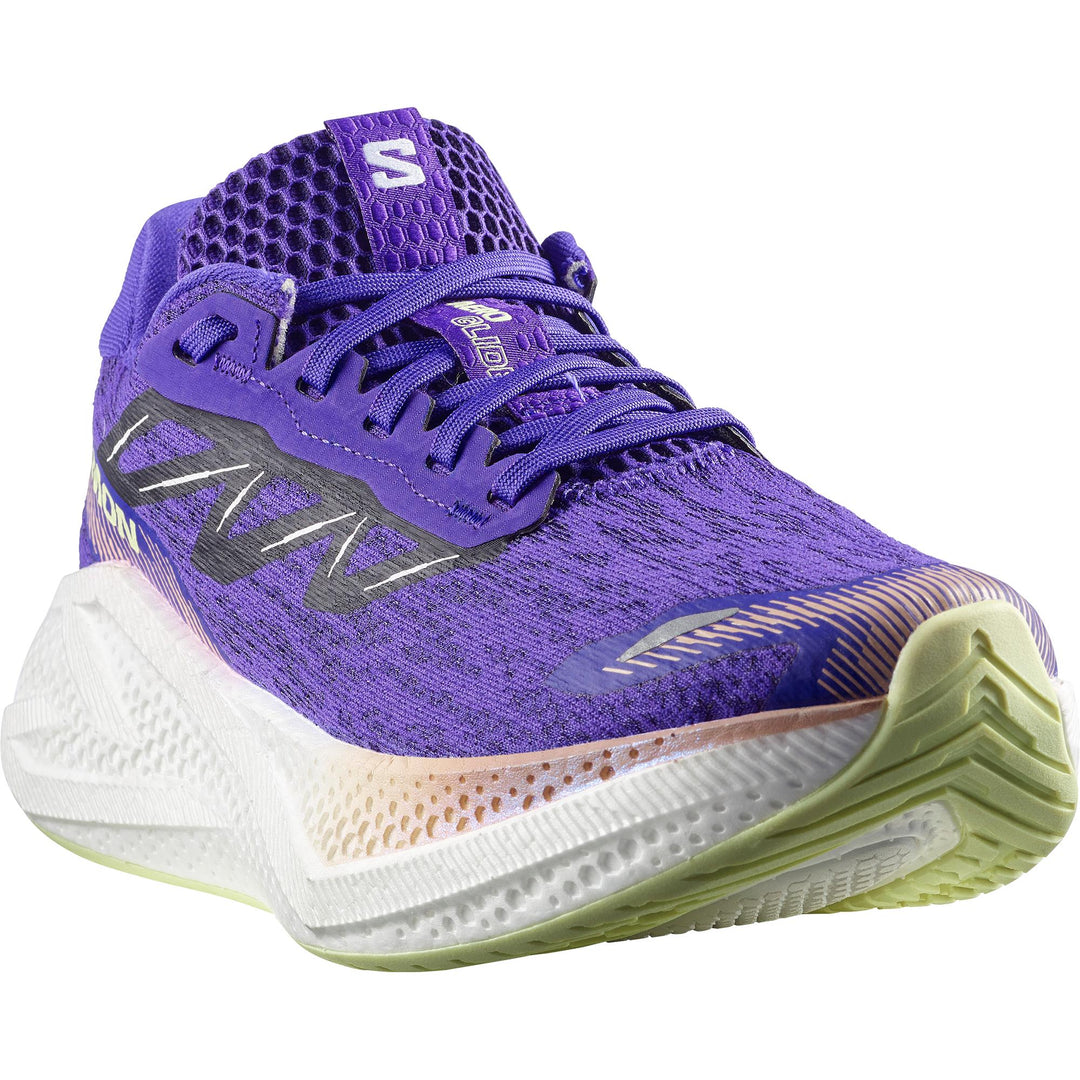 Salomon Womens Aero Glide 4 - Deep Blue/White/Butterfly - Neutral - SS26