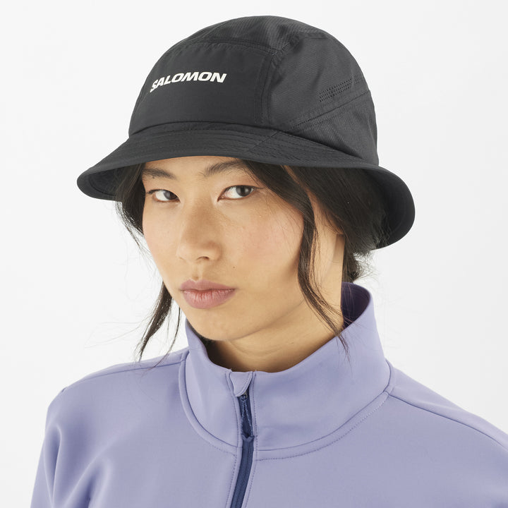 Salomon Unisex Shakeout Bucket Hat – Tiefschwarz