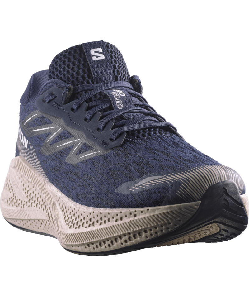 Salomon Mens Aero Glide 4 - Maritime Blue/Silver Cloud/White - Neutral - AW26