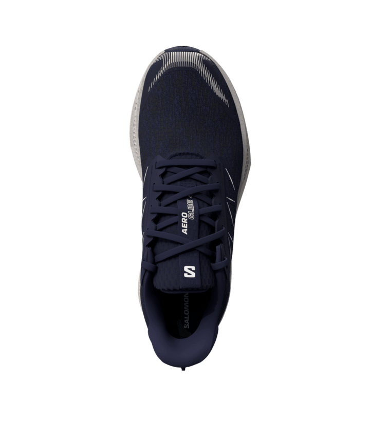 Salomon Mens Aero Glide 4 - Maritime Blue/Silver Cloud/White - Neutral - AW26