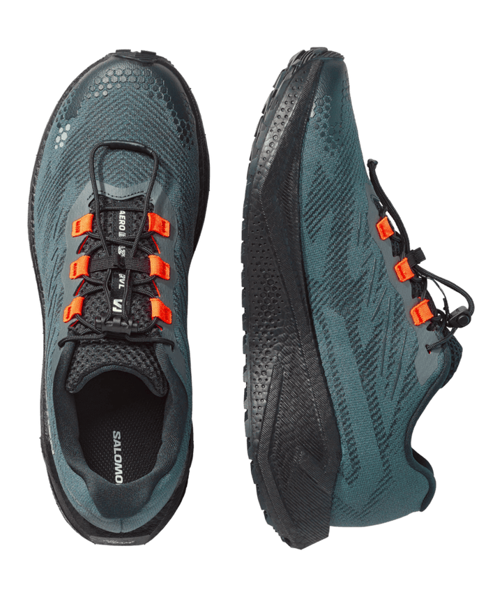 Salomon Mens Aero Blaze 4 GRVL - Urban Chic/Black/Lime Cream - Trail - AW26