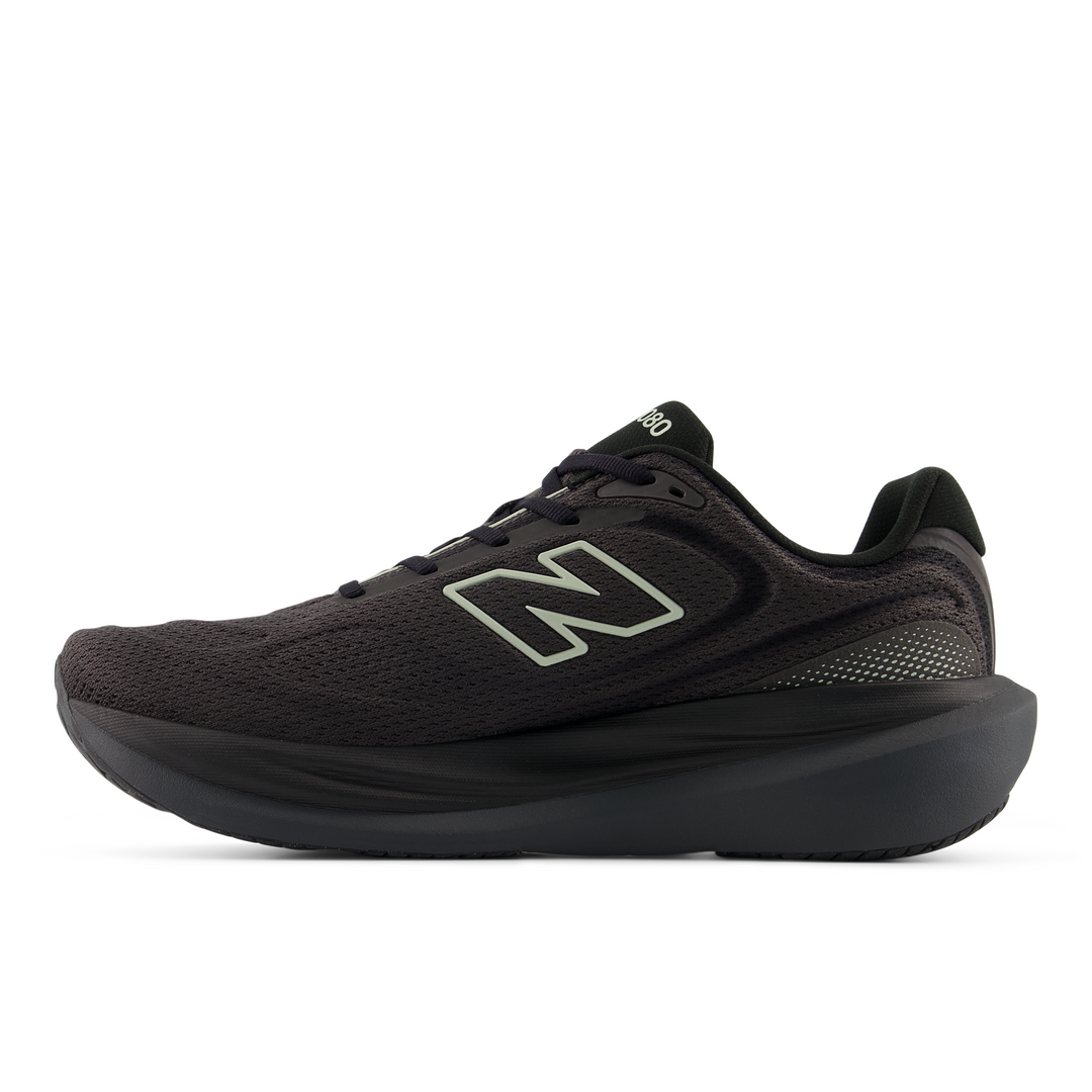 New Balance Mens 1080V15 - Black/Faded Black/Olivine - Neutral - SS26