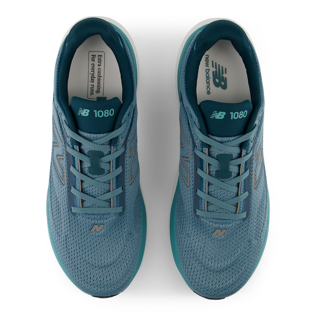 New Balance Mens 1080V15 - Medusa Green/Dark Silver Metallic/Salt Water - Neutral - SS26